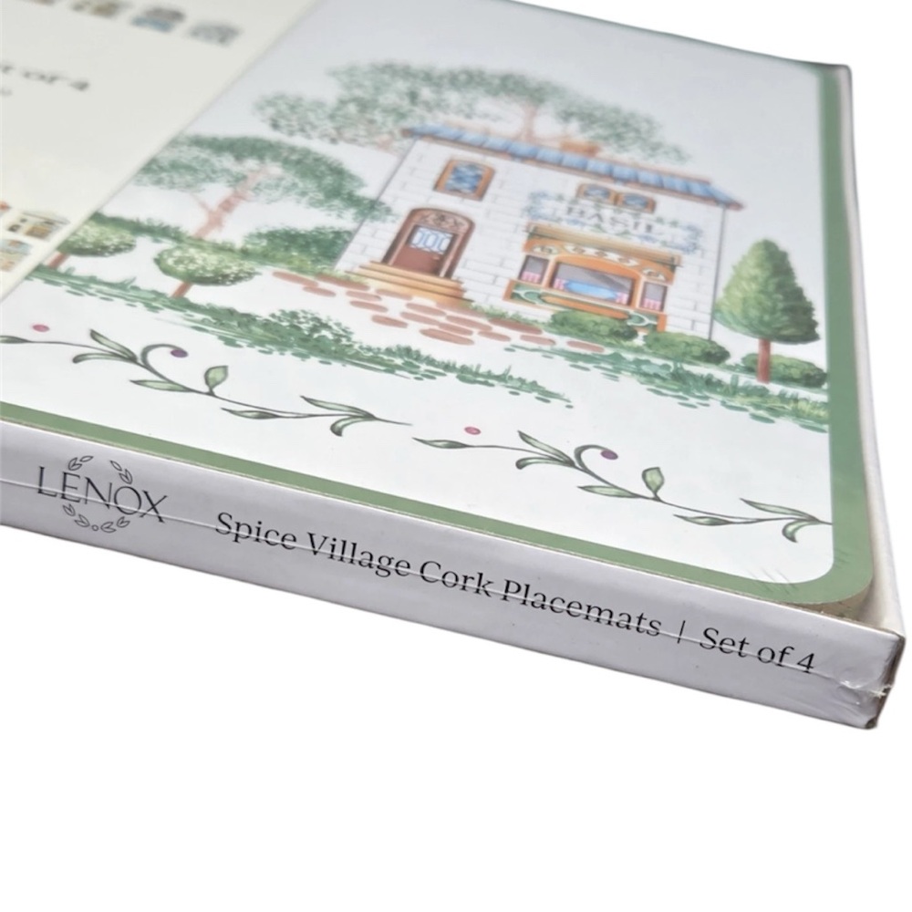 Rare Lenox Spice Village placemats set of 4 - Picture 4 of 10